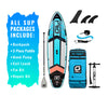 GILI 10'6 Komodo Blue paddle board bundle accessories